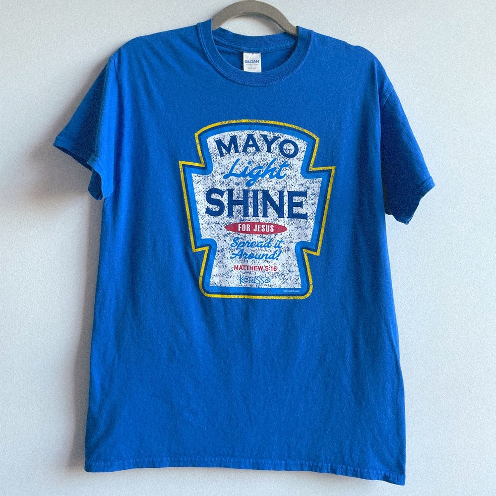 Jesus Mayo Blue Tee